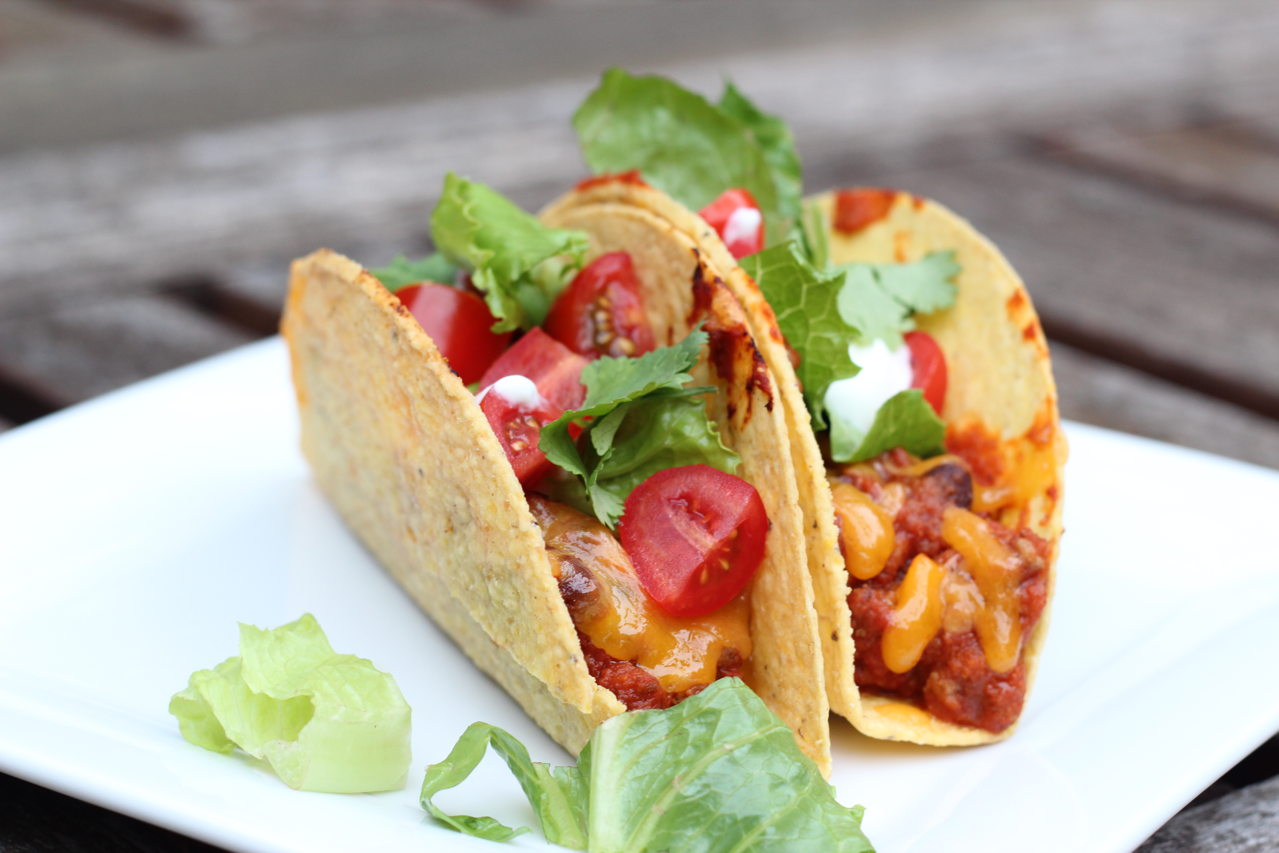 Beef and Bean Tacos