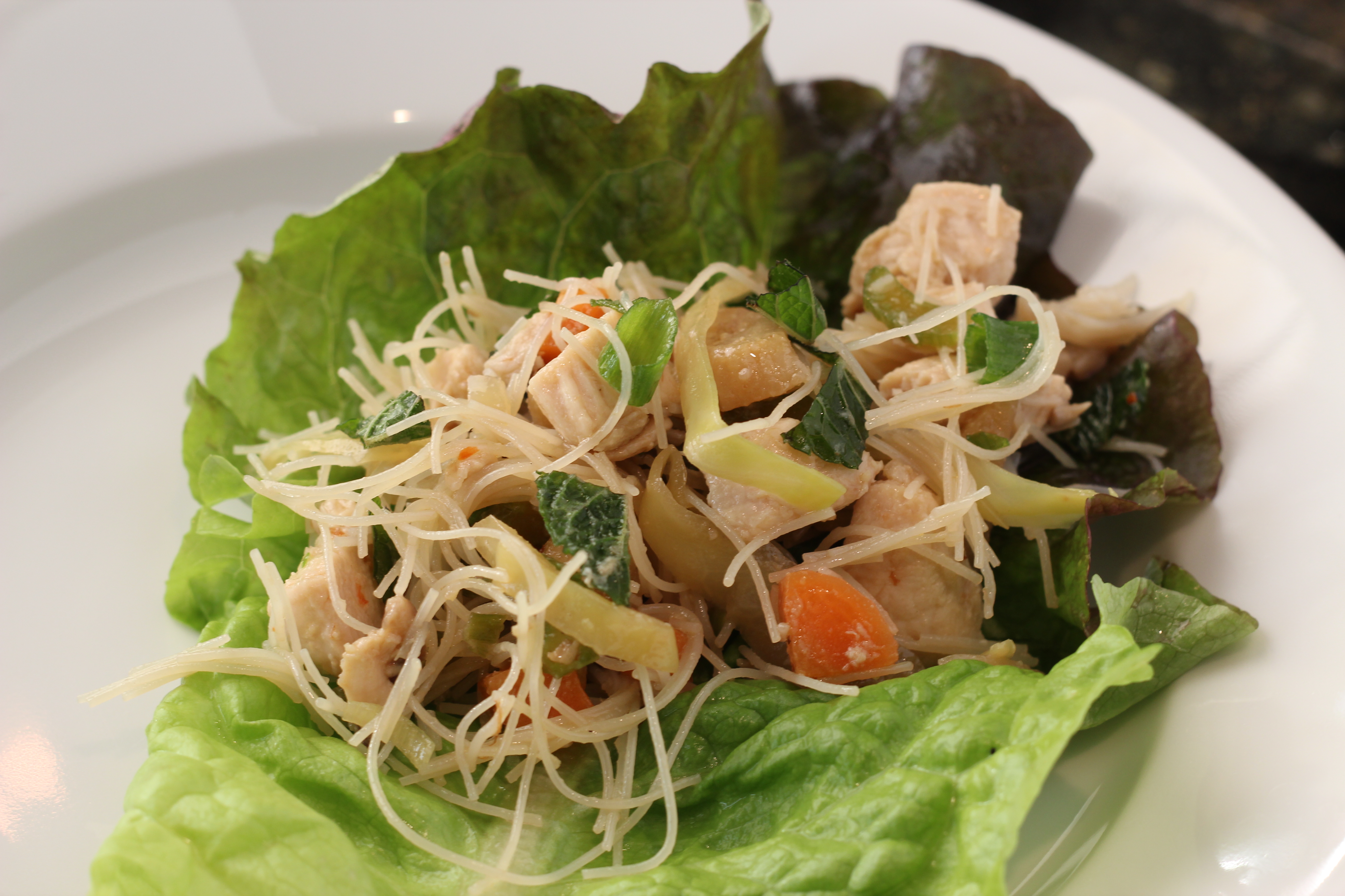 Vietnamese Lettuce Wraps - Sticky Kitchen