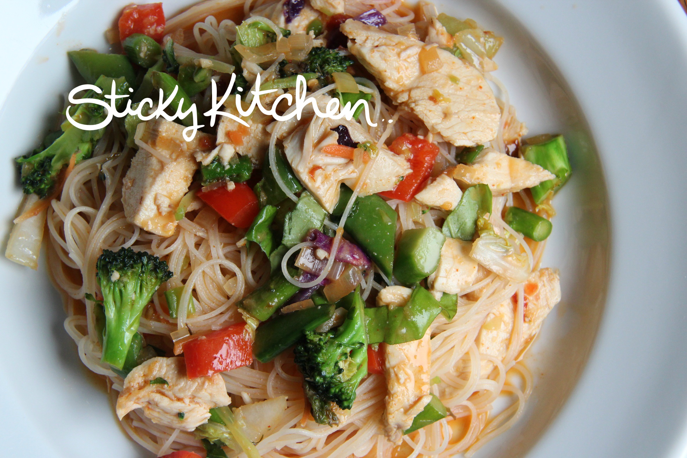 Coconut Curry Noodles Sticky Kitchen