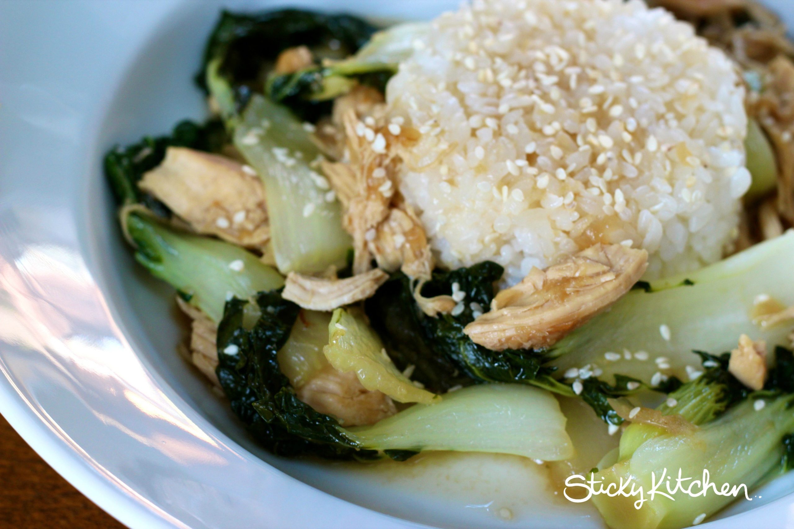 Braised Chicken and Bok Choy – The Sticky Kitchen